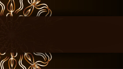 Luxury mandala wallpaper concept