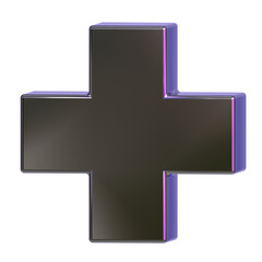 Obraz premium y2k abstract geometry 3d icon illustration