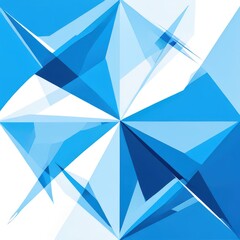 the AI Image Generator, low poly background image in blue tones