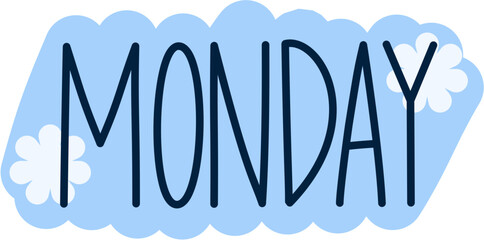 Monday Sticker
