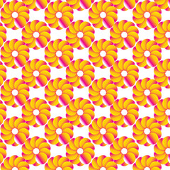 seamless pattern with flowers