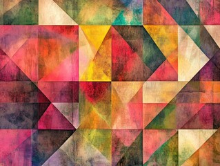 Abstract background texture featuring a multicolored geometric illustration suitable for tablecloths fabrics garments artwork web themes and digital wallpaper designs