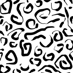 Seamless abstract geometric pattern, Seamless abstract geometric pattern with black color, vector illustration