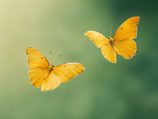 yellow butterfly