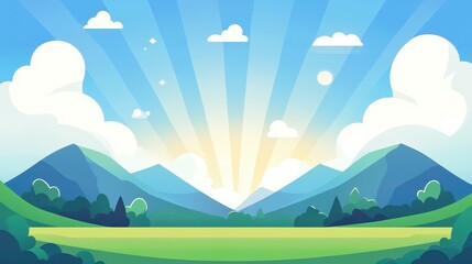Fototapeta premium Vibrant D cartoon icon with a modern touch, perfect for websites and apps, ensuring instant visual appeal.