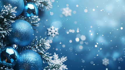 Fototapeta premium christmas background with balls