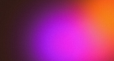 Purple orange smooth dark color grainy gradient texture backdrop design, abstract autumn colors grainy gradient, noisy texture, bright, shine, glowing header, poster, banner