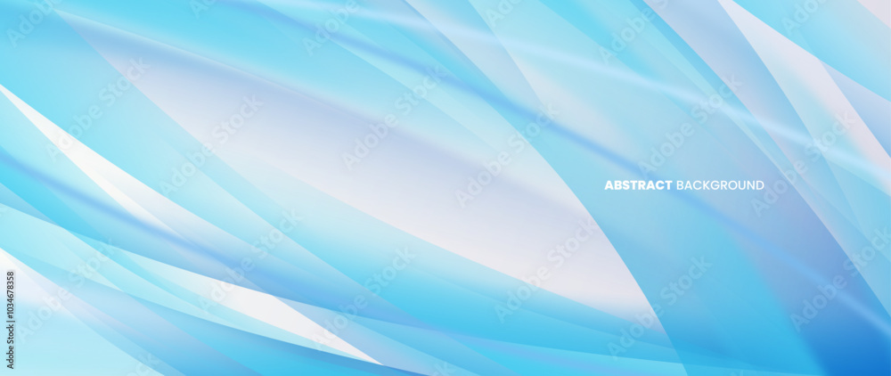 Poster blue abstract background with round objects overlapping each other forming a subtle and beautiful pa