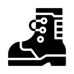 Boots glyph icon