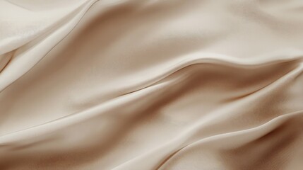 Naklejka premium Contemporary Brown And Beige Striped Silk Satin Smooth Elegant Padded Duvet Quilt Cover Design Texture Backdrop Perfect For Art Banners Header Advertisement Backgrounds Wallpapers