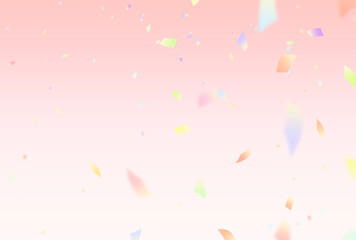 背景素材_紙吹雪_カラフル_パステルカラー