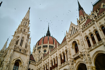 The Hungarian parliament in Budapest