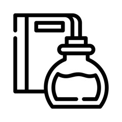 Lab Notebook line icon