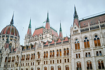 The Hungarian parliament in Budapest