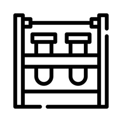 Test Tube Rack line icon