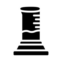 Graduated Cylinder glyph icon