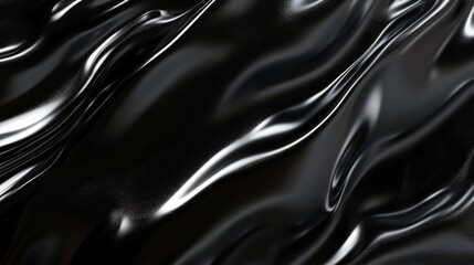 A vast, polished black texture with subtle