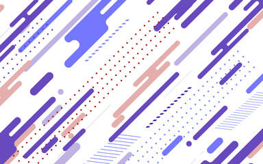 Multicolor flat modern abstract background