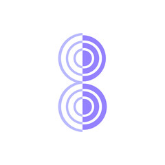 Monogram 8. Number 8. Number 8 design logo. Monogram letter mark 8 logo design. Monogram design vector logo. Monogram number 8 logo design. Simple number 8 monogram. Monogram 8 design logo. 