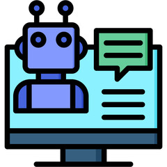 Robot Assistant Icon