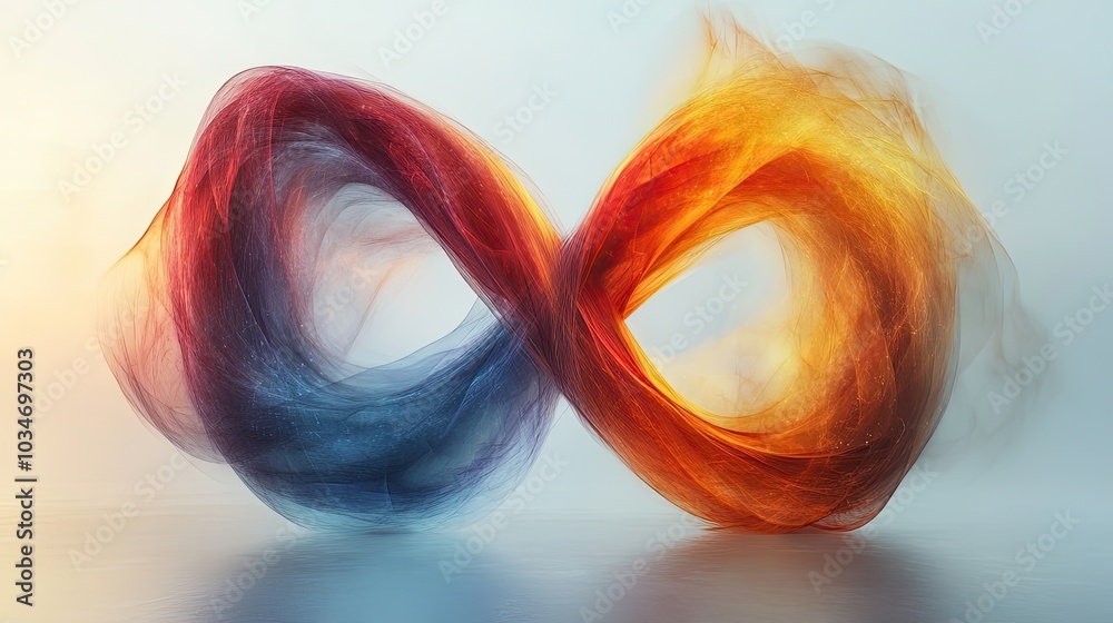 Poster abstract x symbolizing connections and intersections in social medi networking