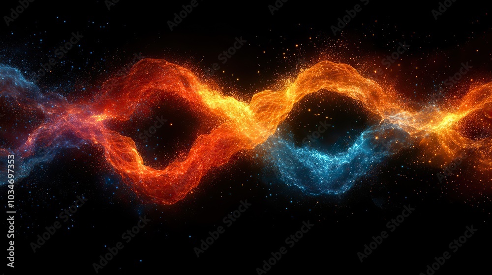 Poster abstract x symbolizing connections and intersections in social medi networking.stock image