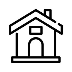 Icon Home With Style Outline