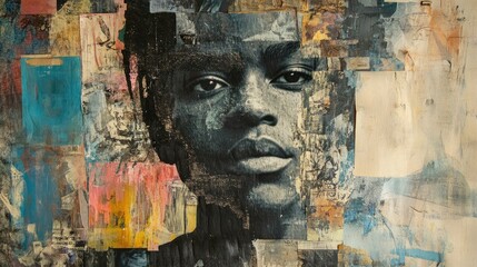 Creative mixed media composition