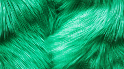 Obraz premium 3D animal print in green silver white colored seamless patchwork pattern. fashion trendy animal fur luxury background for fabric design wallpaper