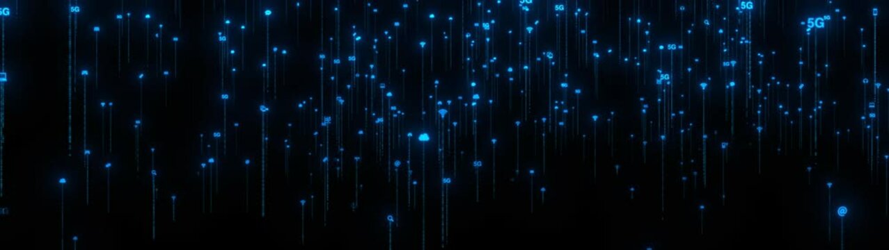 alpha The elements of science and technology cities and the Internet icon rises