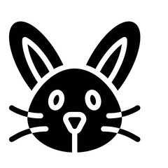 Rabbit glyph icon