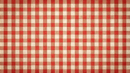 Naklejka premium Asymmetrical abstract gingham background with grain texture