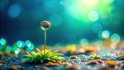 Artistic macro photography of nature