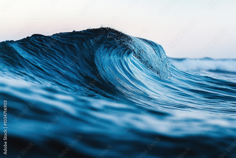 Canvas Prints a large wave in the middle of the ocean