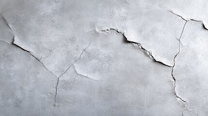 Weathered Cement Wall Texture with Aged Grunge and Cracks