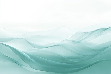 a white and blue abstract background with wavy lines