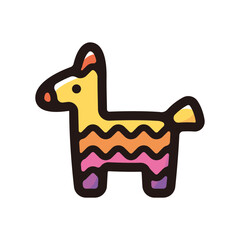 Pinata outline icon for graphic design, apps and websites