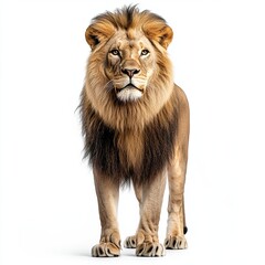 Obraz premium lion isolated on white background