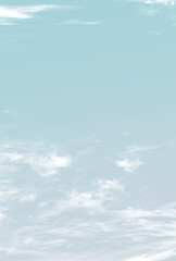 背景素材_青空と雲