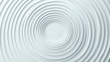 Obraz premium Abstract circular patterns formed by concentric lines creating a hypnotic effect against a white background.