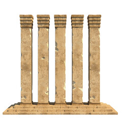 3d render Egyptian obelisk