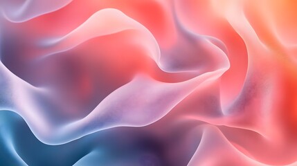 Fototapeta premium Gradients of color flowing through organic shapes moving in a subtle repetitive rhythm