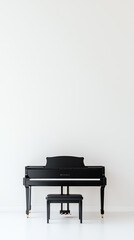 Elegant piano with a minimalist design