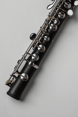 Naklejka premium Oboe on white isolated background