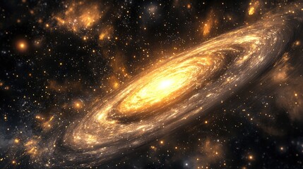 Fototapeta premium High resolution 3D cartoon rendering of a dreamscape galaxy perfect for wallpaper in a science fiction fantasy theme