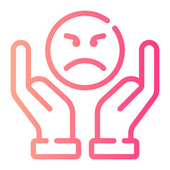 hands gradient icon