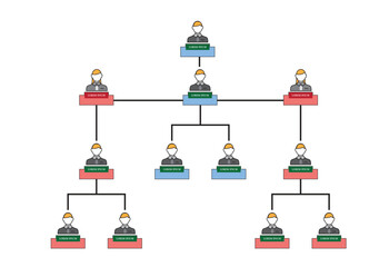 Organization Chart Infographics