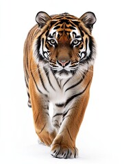 Fototapeta premium tiger isolated on white background