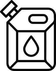 Oil icon symbol vector image Illustration
