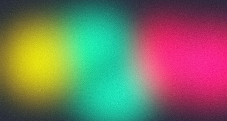 Pink blue orange color spot abstract grainy gradient texture backdrop design, vibrant colors noisy gradient, noise texture, header, poster, banner, copy space.